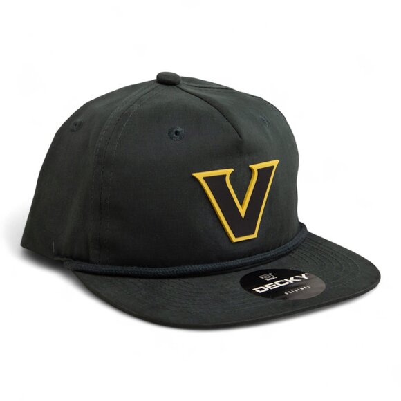 Vanderbilt Commodores Black 3D Classic Rope Hat- Charcoal - Picture 1 of 3